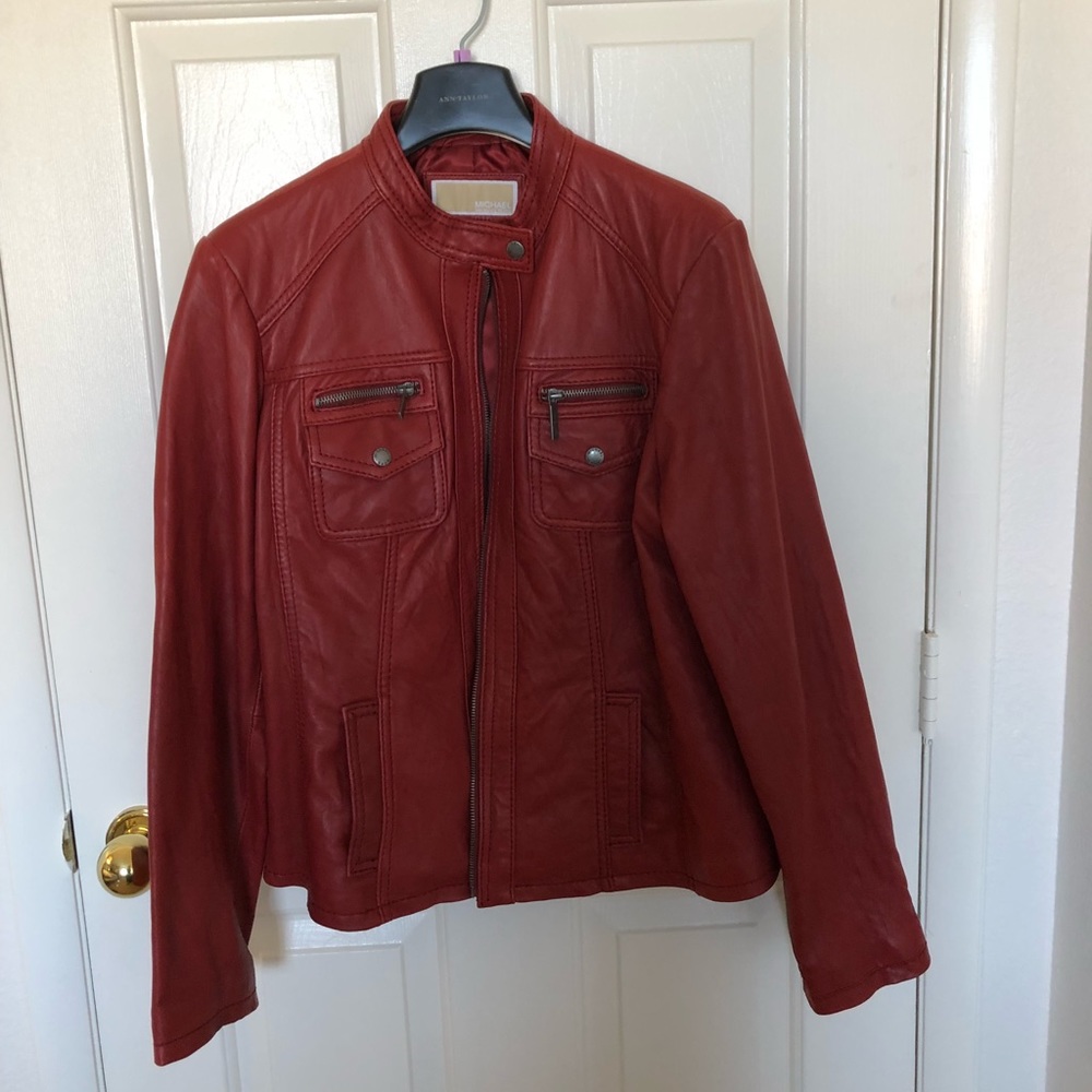 Michael Kors Leather Jacket XL